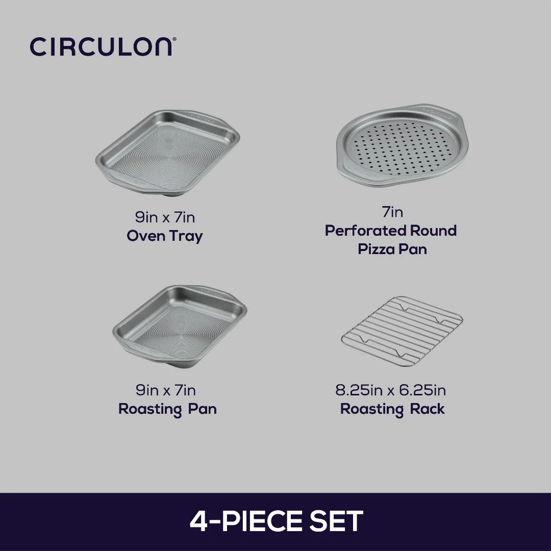 4-Piece Nonstick Toaster Oven Set - Image 6
